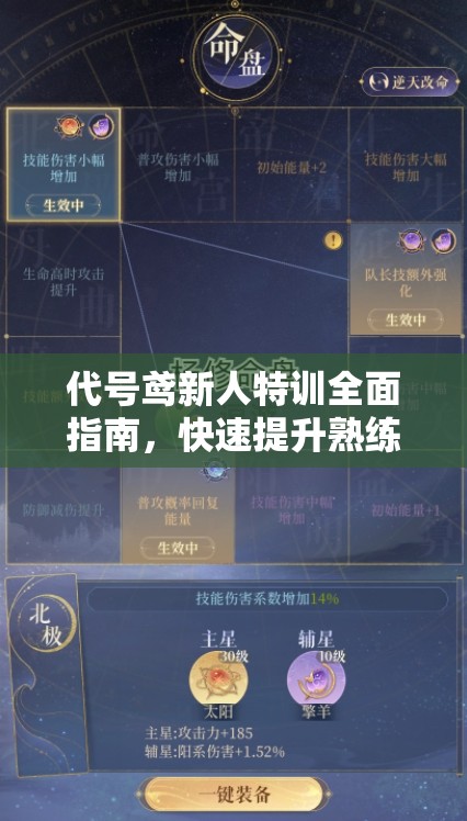 代号鸢新人特训全面指南，快速提升熟练度，策略解锁以赢取豪华奖励