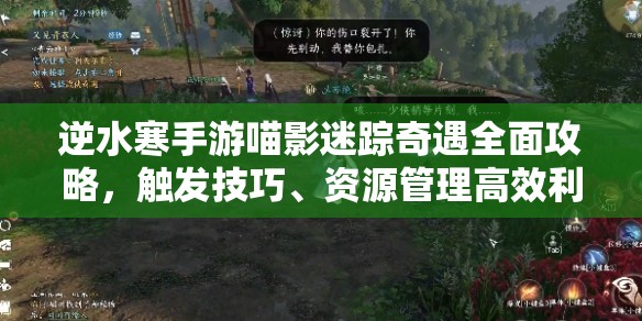 逆水寒手游喵影迷踪奇遇全面攻略，触发技巧、资源管理高效利用及避免浪费策略