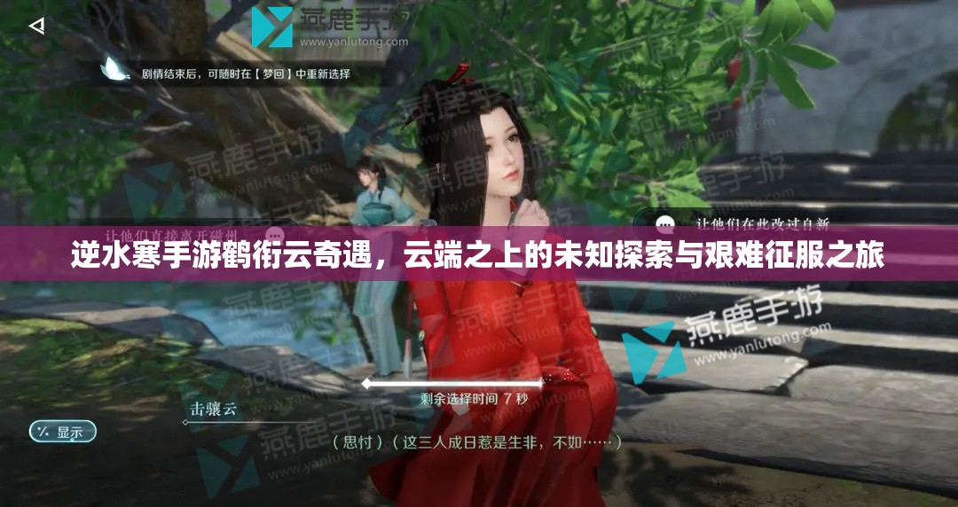 逆水寒手游鹤衔云奇遇，云端之上的未知探索与艰难征服之旅