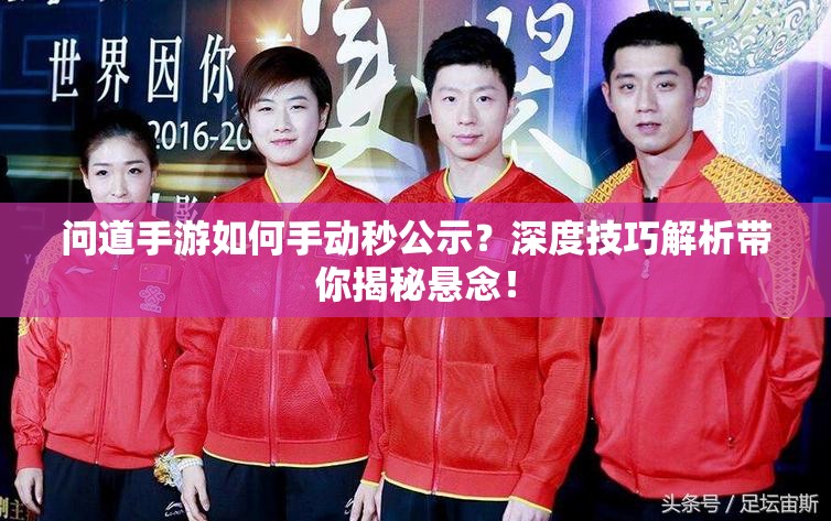问道手游如何手动秒公示？深度技巧解析带你揭秘悬念！