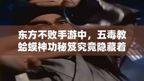 东方不败手游中，五毒教蛤蟆神功秘笈究竟隐藏着什么惊人秘密？