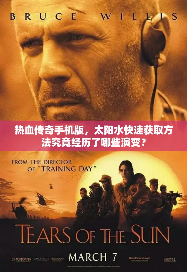 热血传奇手机版，太阳水快速获取方法究竟经历了哪些演变？